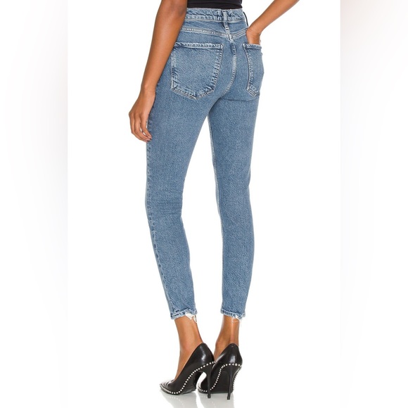 AGOLDE Nico High Rise Slim Fit Jeans Size 27 in Drift BNWOT - Picture 3 of 10